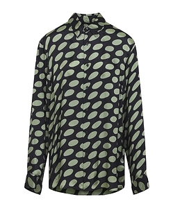 Dries Van Noten Caper Oval-Print Shirt