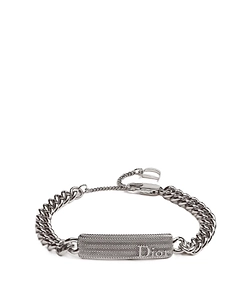 Dior Guilloché Chain Link Bracelet