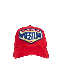 Dsquared2 Logo Patch Distressed Baseball Cap