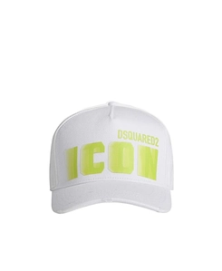 Dsquared2 Logo Printed Curved Peak Baseball Cap