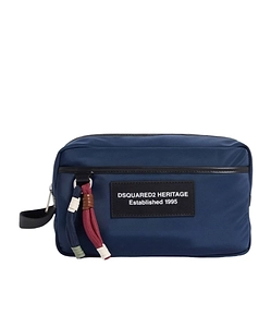 Dsquared2 Logo Zip Toiletry Bag