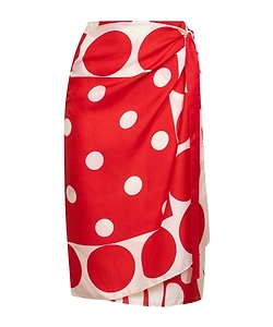Dries Van Noten Long Wrap Scarf-Skirt