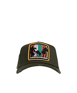 Dsquared2 Summer Vintage Patch Distressed Baseball Cap