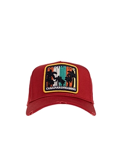Dsquared2 Summer Vintage Patch Distressed Baseball Cap