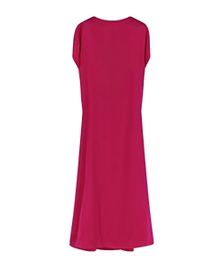 Dries Van Noten V-Neck Satin Dress