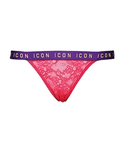 Logo Lace Thongs