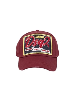 Dsquared2 Logo Embroidered Distressed Cap