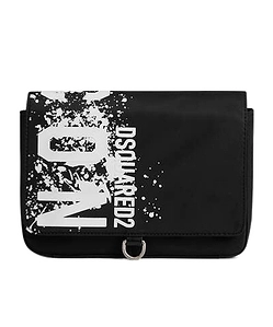 Logo-Print Messenger Bag