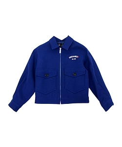 Dsquared2 Kids Logo-Print Zip-Up Jacket