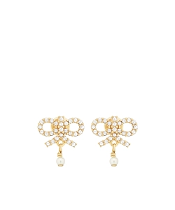 Inlaid Bow Earrings