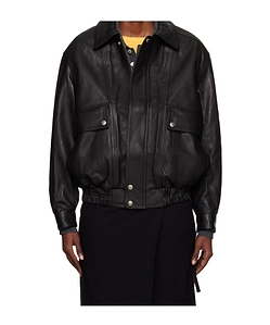 Dunst Distressed Leather Jacket