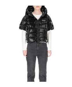 Logo-Patch Hooded Padded Jacket