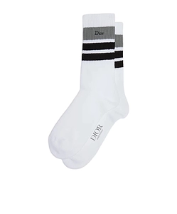 Dior Homme Three-Tone Striped Socks