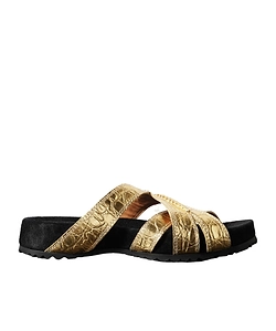 Dries Van Noten Crisscross Platform Flat Sandals