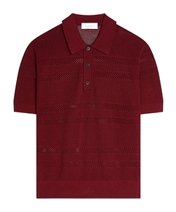 Dries Van Noten Mesh Polo Shirt