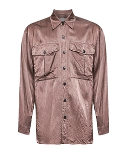 Dries Van Noten Long-Sleeved Satin Shirt