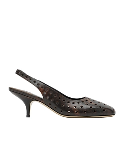 Openwork Slingback Shoes