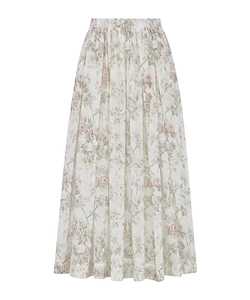 Mid-Length Flared Skirt