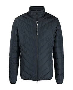 Logo-Patch Quilted Jacket