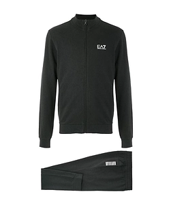 Logo-Print Cotton Tracksuit Set
