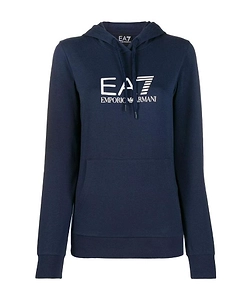 Logo-Print Hooded Sweatshirt