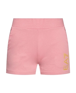 Logo Print Fitted Shorts