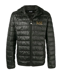 Logo Print Padded Jacket