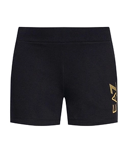Logo Print Fitted Shorts