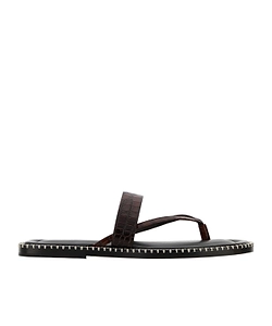 Dries Van Noten Embossed Thong Flip-Flops