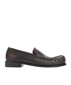 Dries Van Noten Square Toe Loafers