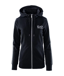 Logo Print Zipped Hoodie