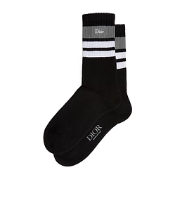 Dior Homme Three-Tone Striped Socks