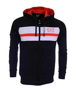 Logo Printed Hooded Casual Jacket