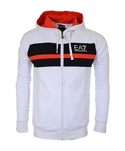 Logo Printed Hooded Casual Jacket