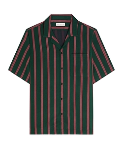 Dries Van Noten Short-Sleeved Striped Shirt