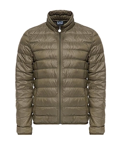 Logo Quilted Down Jacket
