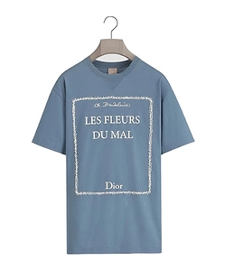 Dior Homme Book Cover Embroidery Relaxed Fit T-Shirt