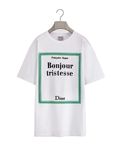 T-Shirt With Book Cover Embroidery, Relaxed Fit