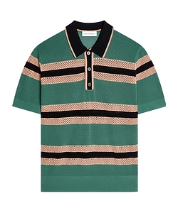 Dries Van Noten Striped Polo Shirt