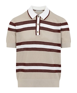 Dries Van Noten Striped Polo Shirt