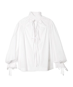 Tie-Up Ruffled Shirt