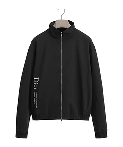 Dior Homme Dior Montaigne Embroidery Zipped Shirt