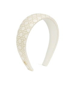 Wide Rattan Plaid Headband