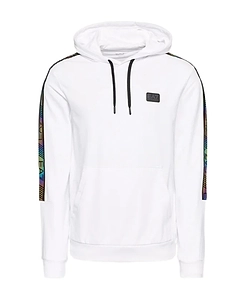 Logo-Tape Drawstring Hoodie