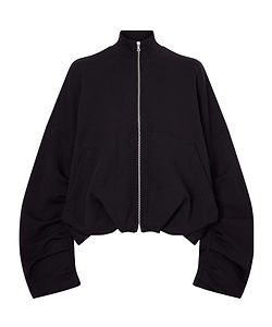 Draped Jersey Jacket