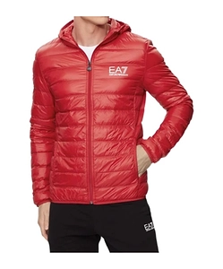 Printed Hooded Down Jacket