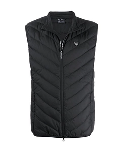 Padded Logo Plaque Gilet Jacket