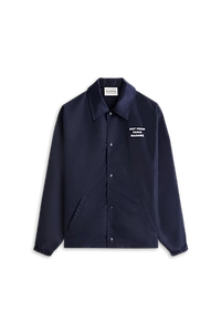 DrÔLe De Monsieur La Vest Slogan Lightweight Button-Up Jacket
