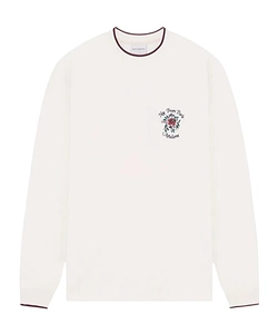 DrÔLe De Monsieur Floral Embroidered Long Sleeve T-Shirt