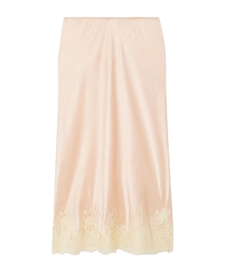 Elowena Lace-Trimmed Midi Skirt